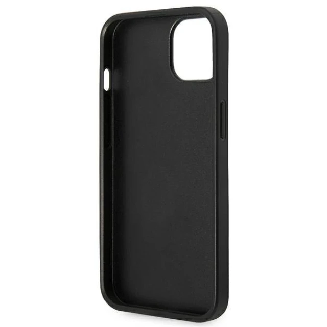 Чохол Karl Lagerfeld Saffiano Karl`s Head Patch для iPhone 14 | 13 Black (KLHCP14SSAPKHK)