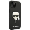 Чохол Karl Lagerfeld Saffiano Karl`s Head Patch для iPhone 14 | 13 Black (KLHCP14SSAPKHK)