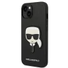 Чохол Karl Lagerfeld Saffiano Karl`s Head Patch для iPhone 14 | 13 Black (KLHCP14SSAPKHK)