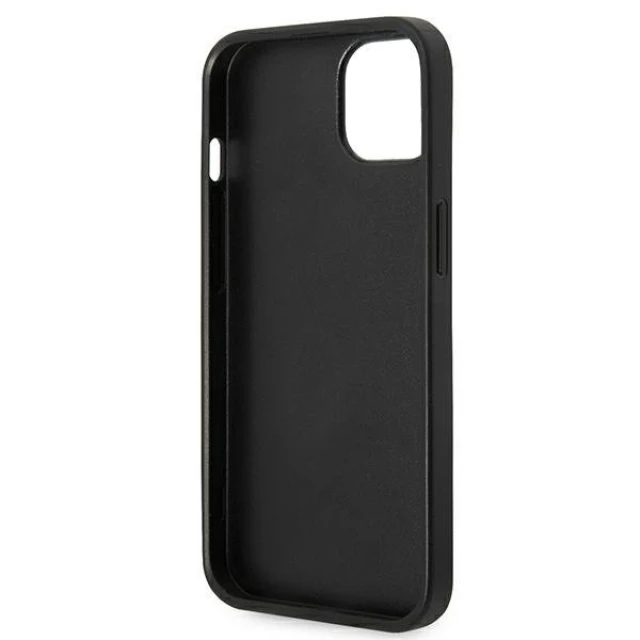 Чохол Karl Lagerfeld Saffiano Karl`s Head Patch для iPhone 14 Plus Silver (KLHCP14MSAPKHG)