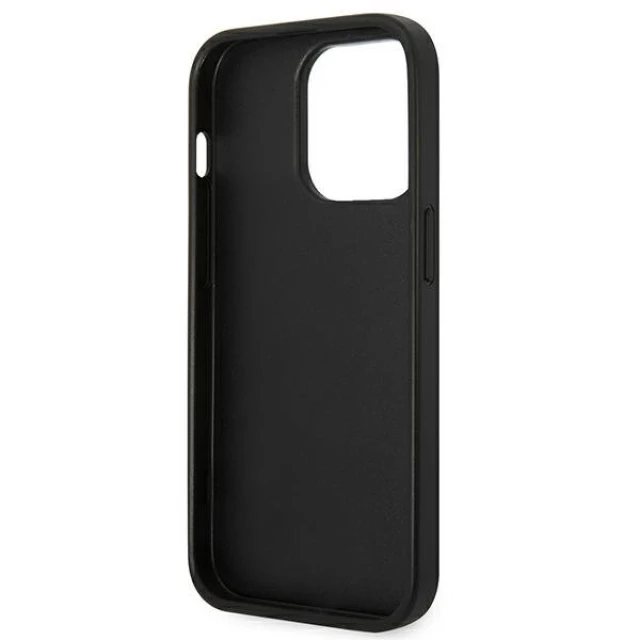 Чохол Karl Lagerfeld Saffiano Karl`s Head Patch для iPhone 14 Pro Silver (KLHCP14LSAPKHG)