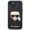 Чохол Karl Lagerfeld Silicone Karl's Head для iPhone 14 Plus Black with MagSafe (KLHMP14MSLKHBK)