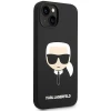 Чохол Karl Lagerfeld Silicone Karl's Head для iPhone 14 Plus Black with MagSafe (KLHMP14MSLKHBK)