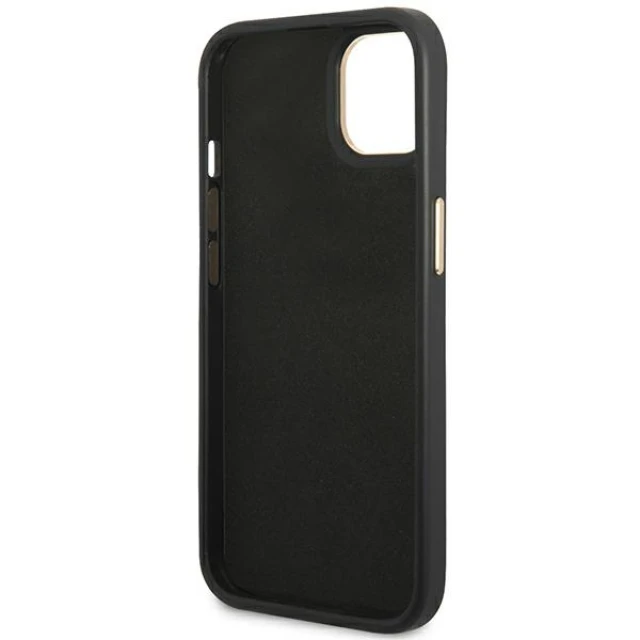 Чохол Guess Croco Collection для iPhone 14 Plus Black (GUHCP14MHGCRHK)