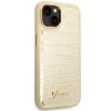 Чохол Guess Croco Collection для iPhone 14 Plus Gold (GUHCP14MHGCRHD)