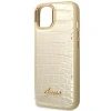 Чохол Guess Croco Collection для iPhone 14 Plus Gold (GUHCP14MHGCRHD)