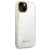 Чохол Guess Croco Collection для iPhone 14 Plus Silver (GUHCP14MHGCRHS)