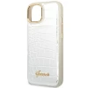 Чохол Guess Croco Collection для iPhone 14 Plus Silver (GUHCP14MHGCRHS)