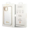 Чохол Guess Croco Collection для iPhone 14 Plus Silver (GUHCP14MHGCRHS)