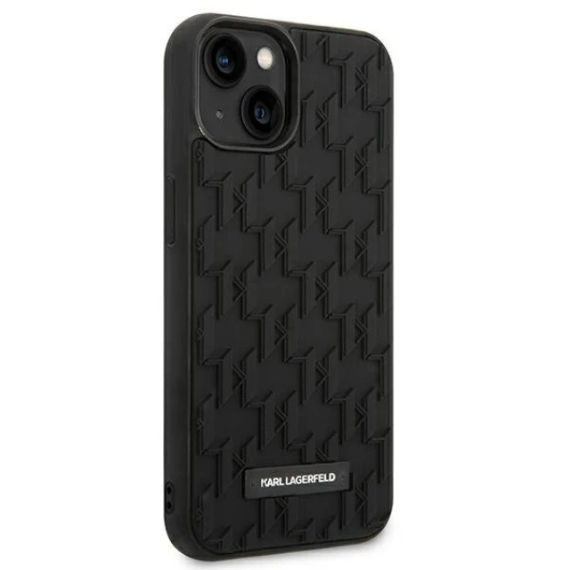 Чохол Karl Lagerfeld 3D Monogram для iPhone 14 Plus Black (KLHCP14MRUPKLPK)
