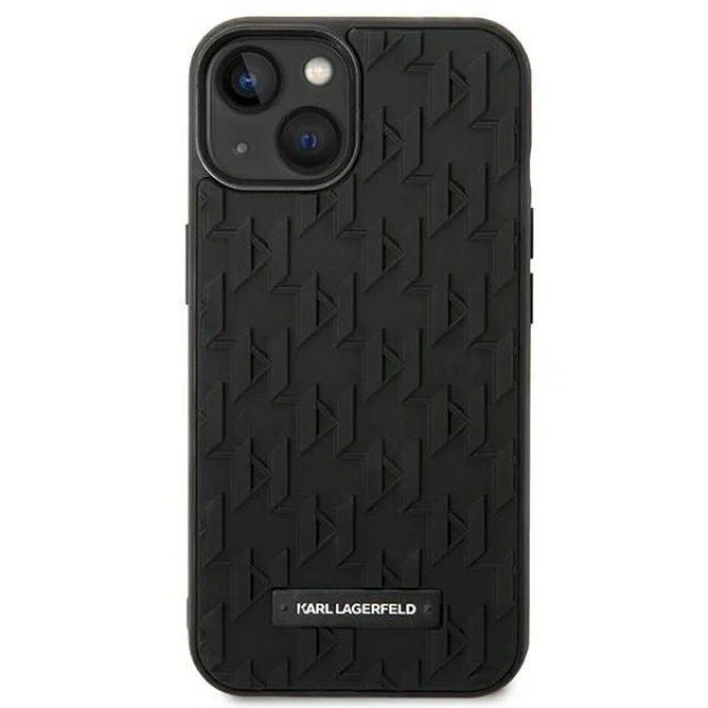 Чохол Karl Lagerfeld 3D Monogram для iPhone 14 Plus Black (KLHCP14MRUPKLPK)