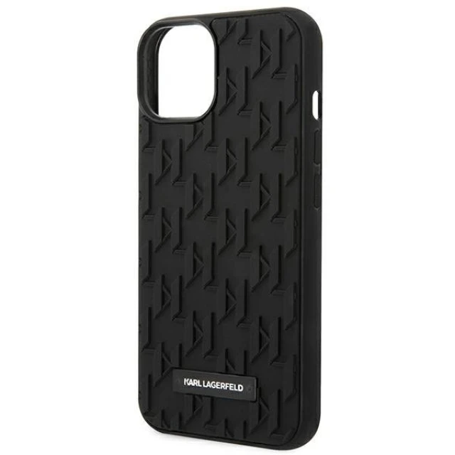 Чохол Karl Lagerfeld 3D Monogram для iPhone 14 Plus Black (KLHCP14MRUPKLPK)