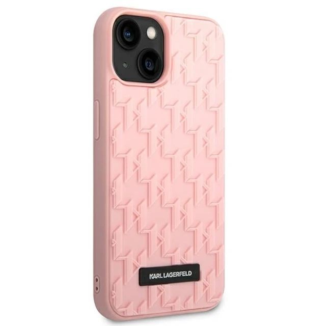 Чохол Karl Lagerfeld 3D Monogram для iPhone 14 Plus Pink (KLHCP14MRUPKLPP)