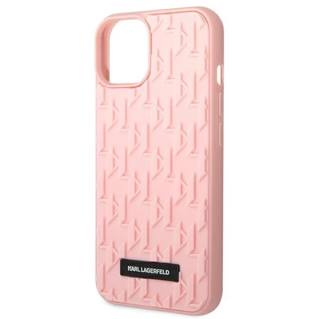Чохол Karl Lagerfeld 3D Monogram для iPhone 14 Plus Pink (KLHCP14MRUPKLPP)