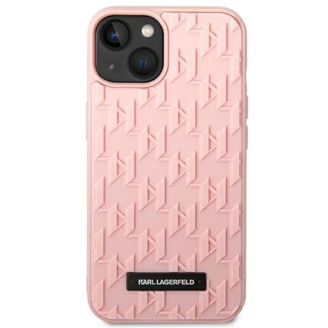 Чохол Karl Lagerfeld 3D Monogram для iPhone 14 Plus Pink (KLHCP14MRUPKLPP)
