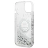 Чохол Karl Lagerfeld Liquid Glitter RSG для iPhone 14 Plus Silver (KLHCP14MLCRSGRS)