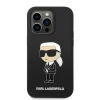 Чехол Karl Lagerfeld Silicone Ikonik для iPhone 14 Pro Max Black (KLHCP14XSNIKBCK)