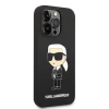 Чехол Karl Lagerfeld Silicone Ikonik для iPhone 14 Pro Max Black (KLHCP14XSNIKBCK)
