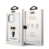 Чохол Karl Lagerfeld Silicone Ikonik для iPhone 14 Pro Max White (KLHCP14XSNIKBCH)