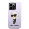 Чохол Karl Lagerfeld Silicone Ikonik для iPhone 14 Pro Max Purple (KLHCP14XSNIKBCU)