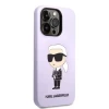 Чохол Karl Lagerfeld Silicone Ikonik для iPhone 14 Pro Max Purple (KLHCP14XSNIKBCU)