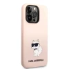 Чохол Karl Lagerfeld Silicone Choupette для iPhone 14 Pro Max Pink (KLHCP14XSNCHBCP)