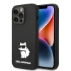 Чохол Karl Lagerfeld Silicone Choupette для iPhone 14 Pro Max Black (KLHCP14XSNCHBCK)
