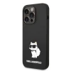 Чохол Karl Lagerfeld Silicone Choupette для iPhone 14 Pro Max Black (KLHCP14XSNCHBCK)