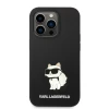 Чохол Karl Lagerfeld Silicone Choupette для iPhone 14 Pro Max Black (KLHCP14XSNCHBCK)