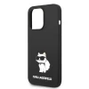 Чохол Karl Lagerfeld Silicone Choupette для iPhone 14 Pro Max Black (KLHCP14XSNCHBCK)