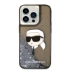 Чохол Karl Lagerfeld Glitter Karl Head для iPhone 14 Pro Black (KLHCP14LLNKHCK)