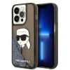 Чохол Karl Lagerfeld Glitter Karl Head для iPhone 14 Pro Max Black (KLHCP14XLNKHCK)