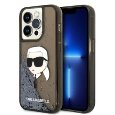 Чохол Karl Lagerfeld Glitter Karl Head для iPhone 14 Pro Max Black (KLHCP14XLNKHCK)