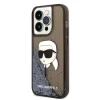 Чохол Karl Lagerfeld Glitter Karl Head для iPhone 14 Pro Max Black (KLHCP14XLNKHCK)