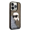 Чохол Karl Lagerfeld Glitter Karl Head для iPhone 14 Pro Max Black (KLHCP14XLNKHCK)