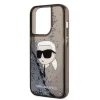 Чохол Karl Lagerfeld Glitter Karl Head для iPhone 14 Pro Max Black (KLHCP14XLNKHCK)