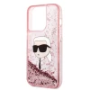Чохол Karl Lagerfeld Glitter Karl Head для iPhone 14 Pro Max Pink (KLHCP14XLNKHCP)