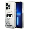 Чохол Karl Lagerfeld Glitter Choupette Head для iPhone 14 Pro Silver (KLHCP14LLNCHCS)