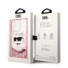 Чехол Karl Lagerfeld Glitter Choupette Head для iPhone 14 Pro Pink (KLHCP14LLNCHCP)