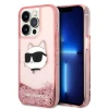Чохол Karl Lagerfeld Glitter Choupette Head для iPhone 14 Pro Max Pink (KLHCP14XLNCHCP)