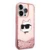 Чохол Karl Lagerfeld Glitter Choupette Head для iPhone 14 Pro Max Pink (KLHCP14XLNCHCP)