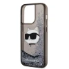 Чохол Karl Lagerfeld Glitter Choupette Head для iPhone 14 Pro Max Black (KLHCP14XLNCHCK)