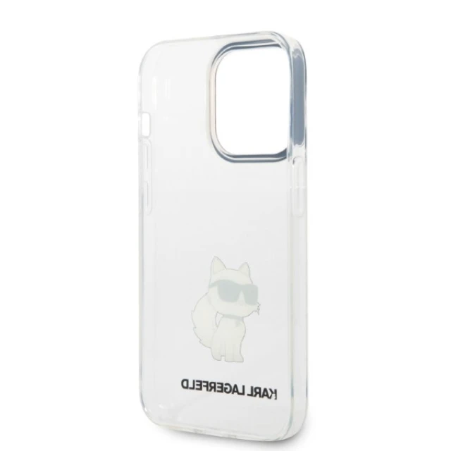 Чохол Karl Lagerfeld Ikonik Choupette для iPhone 14 Pro Transparent (KLHCP14LHNCHTCT)