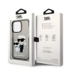 Чохол Karl Lagerfeld Gliter Karl & Choupette для iPhone 14 Pro Black (KLHCP14LHNKCTGK)