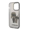 Чохол Karl Lagerfeld Gliter Karl & Choupette для iPhone 14 Pro Max Black (KLHCP14XHNKCTGK)