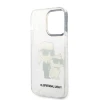 Чохол Karl Lagerfeld Gliter Karl & Choupette для iPhone 14 Pro Max Transparent (KLHCP14XHNKCTGT)