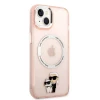 Чохол Karl Lagerfeld Iconic Karl & Choupette для iPhone 14 Plus Pink with MagSafe (KLHMP14MHNKCIP)