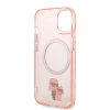 Чохол Karl Lagerfeld Iconic Karl & Choupette для iPhone 14 Plus Pink with MagSafe (KLHMP14MHNKCIP)