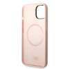Чехол Karl Lagerfeld Silicone Ikonik для iPhone 14 Plus Pink with MagSafe (KLHMP14MSNIKBCP)