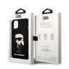 Чохол Karl Lagerfeld Silicone Ikonik для iPhone 14 Plus Black with MagSafe (KLHMP14MSNIKBCK)